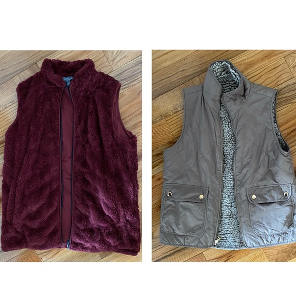 Market & Spruce Jackets & Blazers - Two women’s small vest lot